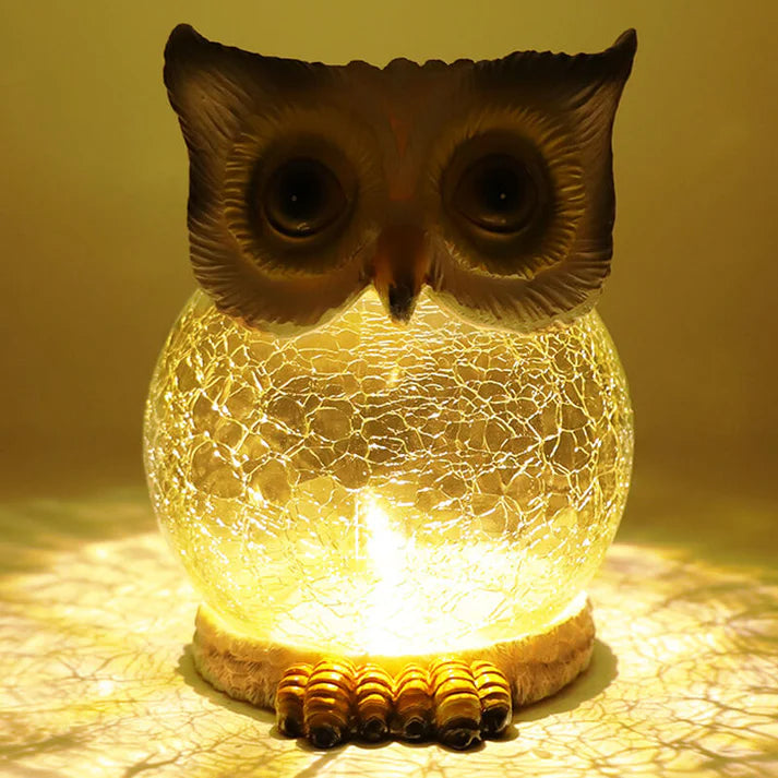 LunaOwl - Solar Outdoor LED Table Lamp