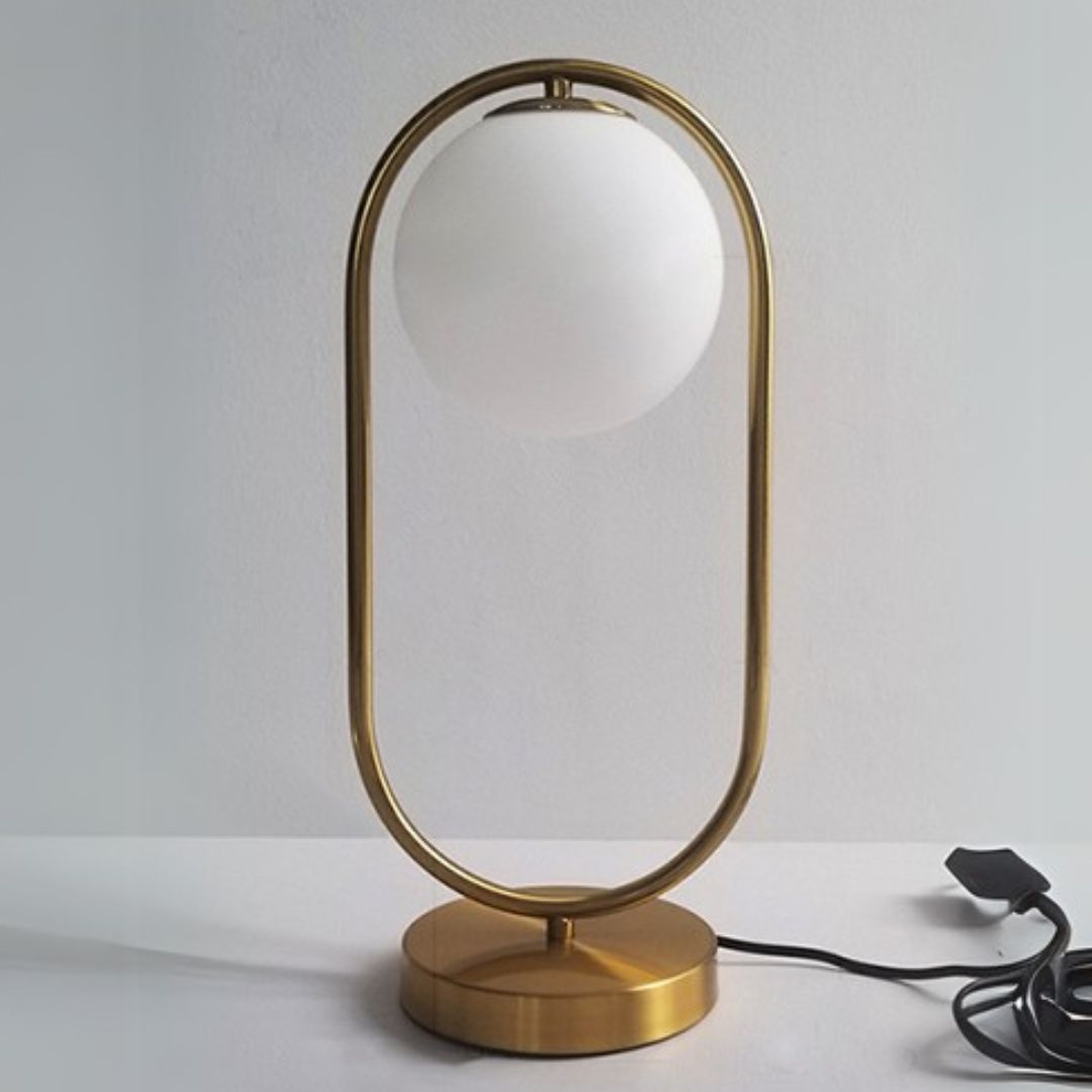 Vilnus - Modern Glass Ball Table Lamp