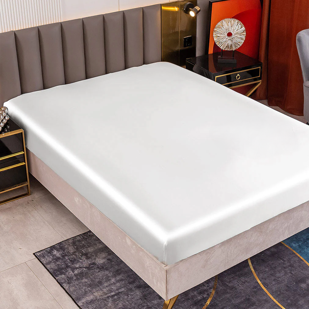 19 Momme Mulberry Silk Seamless Fitted Sheet