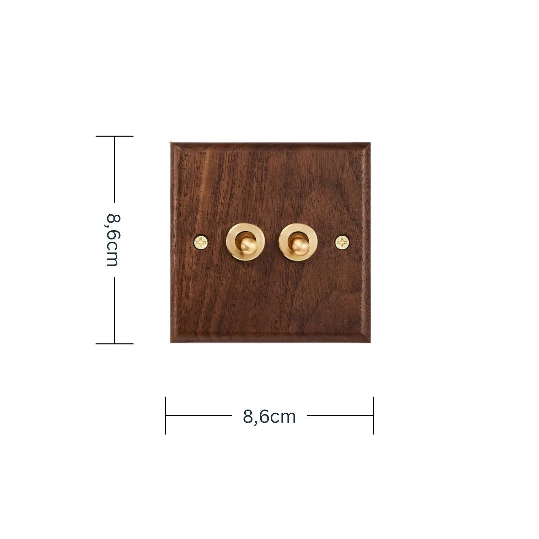 Vintage Wooden Toggle Switch