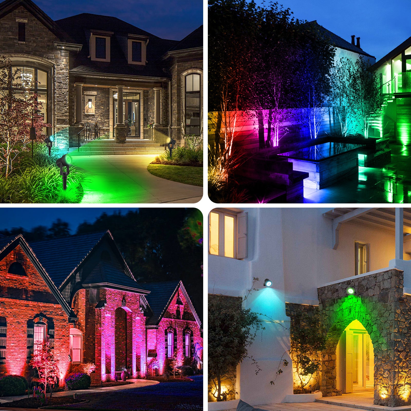ColourSplash™- Solar RGB Outdoor Spotlights