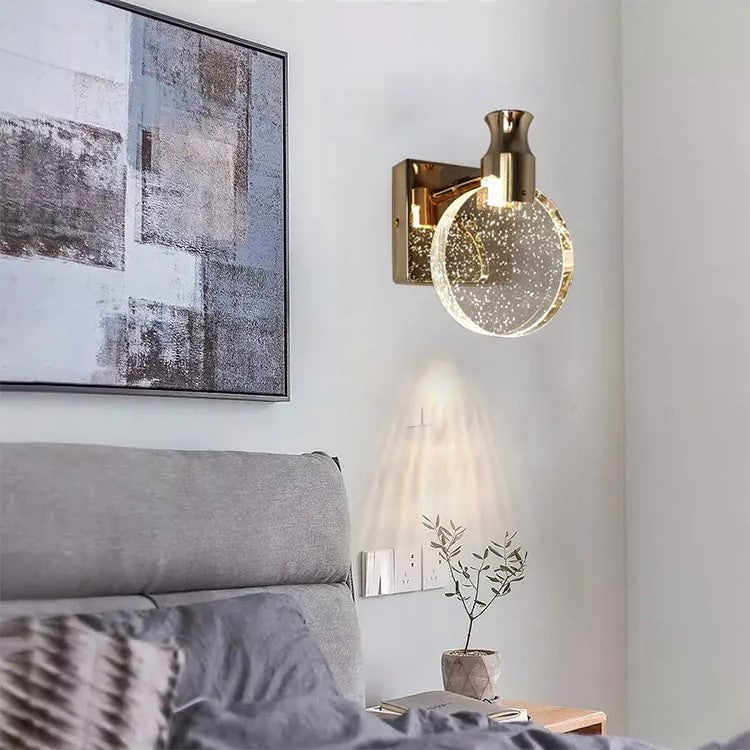 GoldenCircle – Round Gold Wall Light