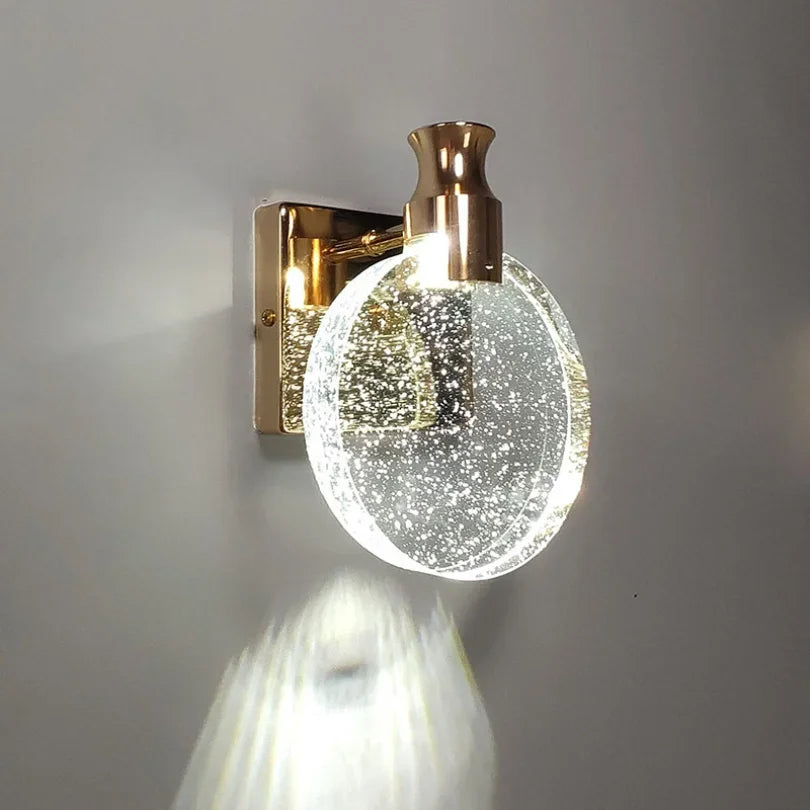 GoldenCircle – Round Gold Wall Light