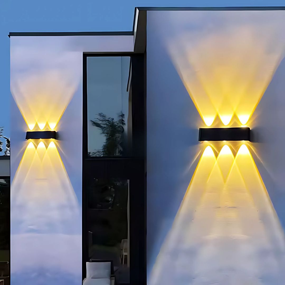 DuoRay - Large Up&Down Solar LED Wall Light
