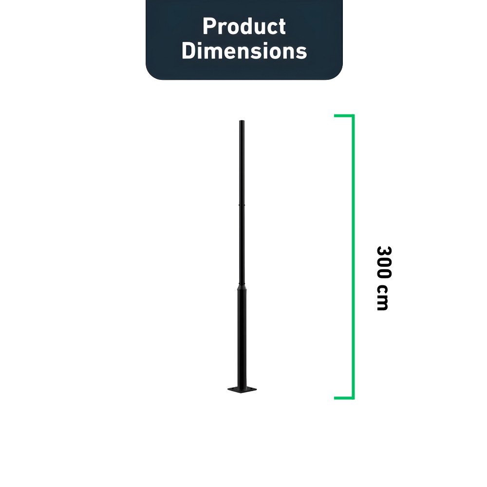 Solar Street Light Pole – Ideal for Outdoor Lighting