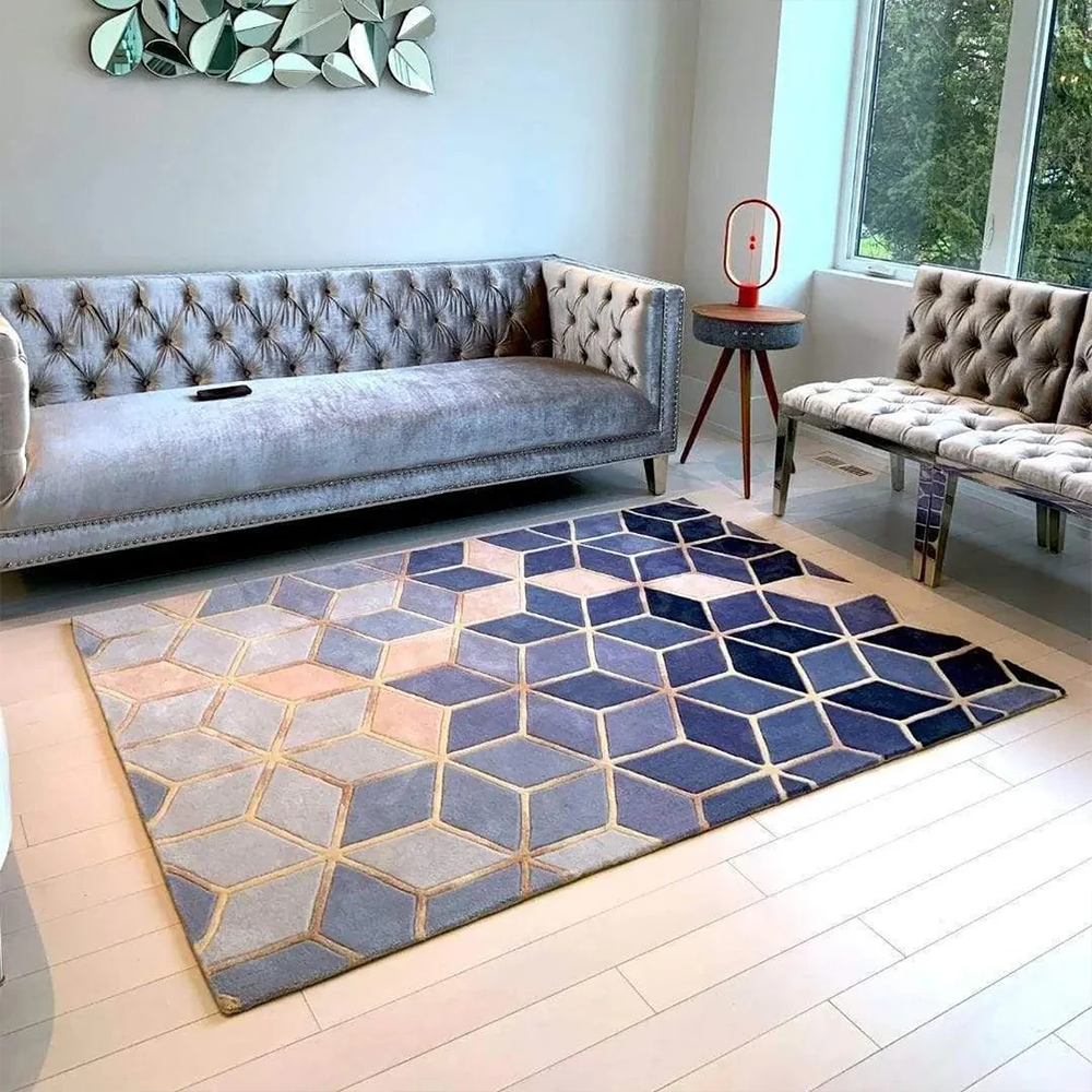 Urma-Rug – Geometric Gradient Area Rug