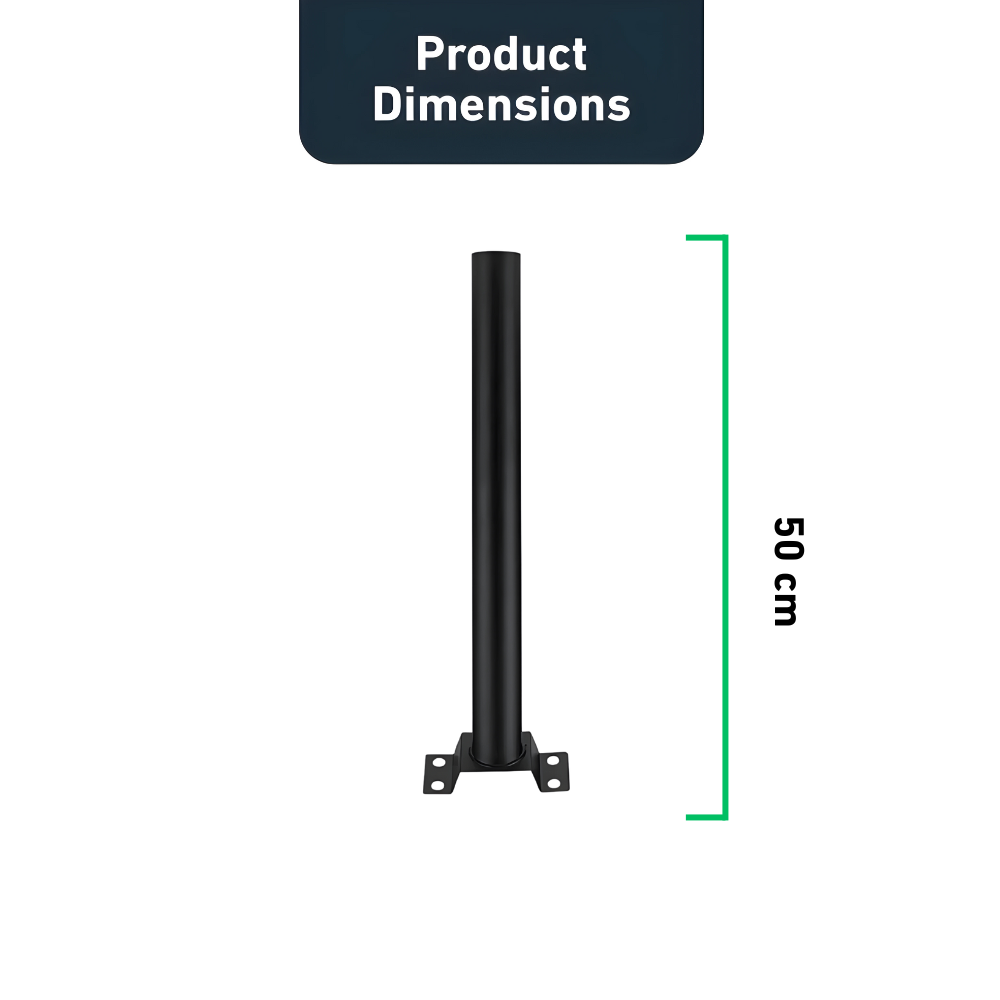 Mounting Kit With 50cm Mounting Pole