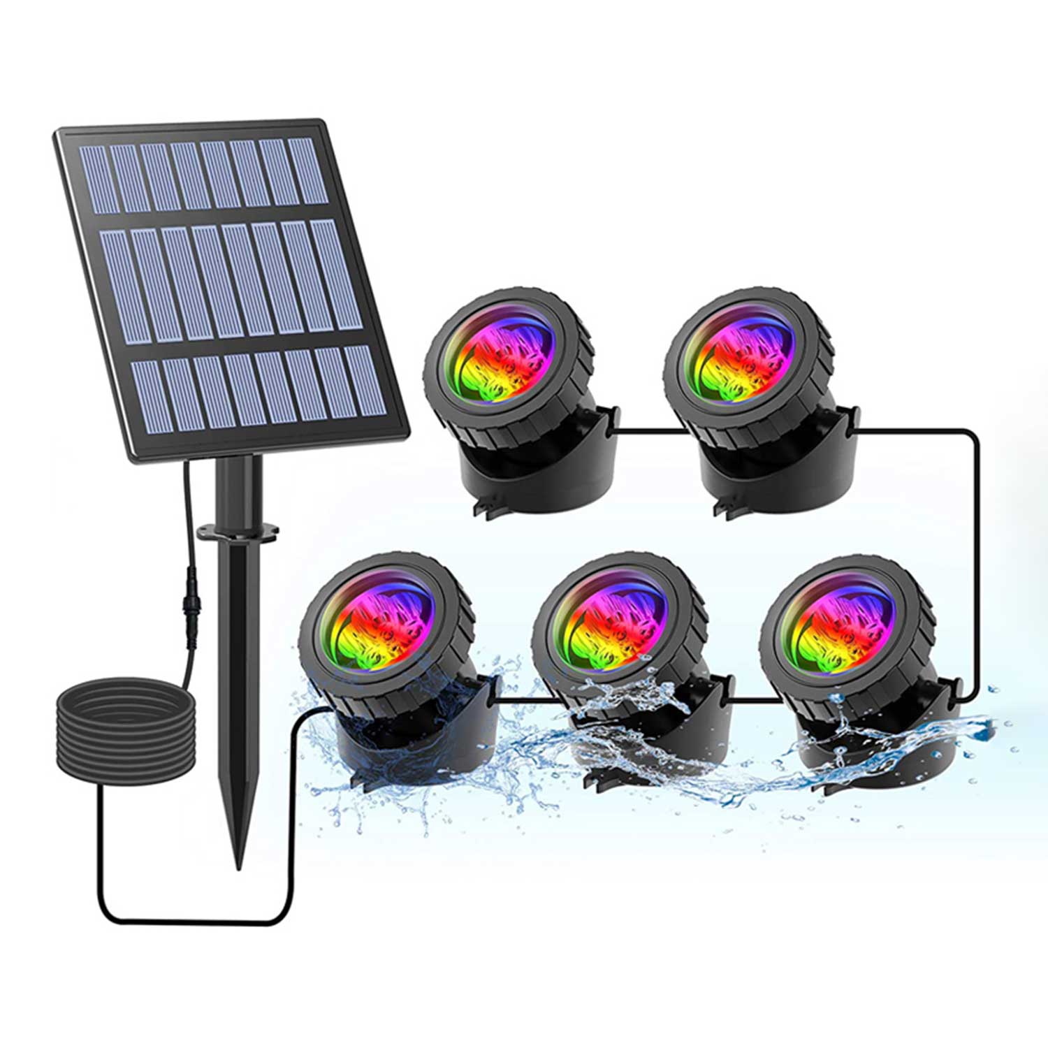 ColourWave™- Solar RGB Pond & Pool Lights