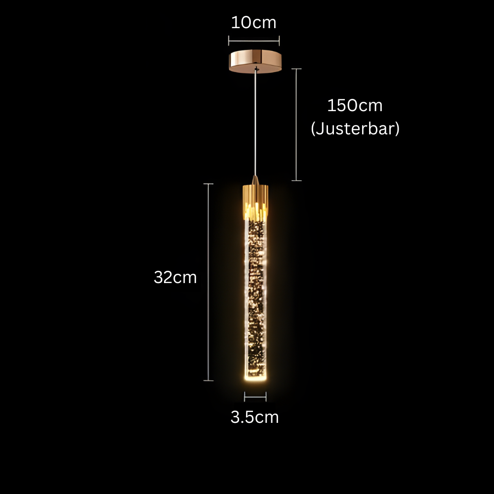 GoldenPegs – Elegant Pendant Light with Gold Accents