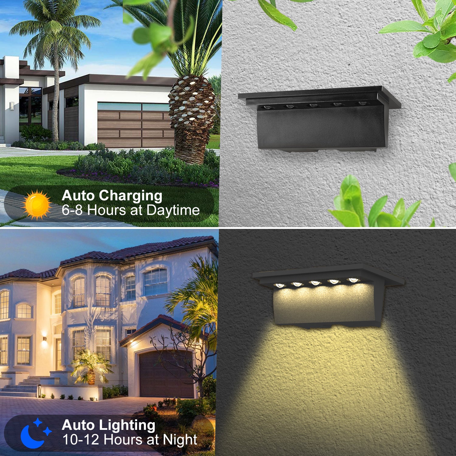 VividSolar™ - Solar Fence Light