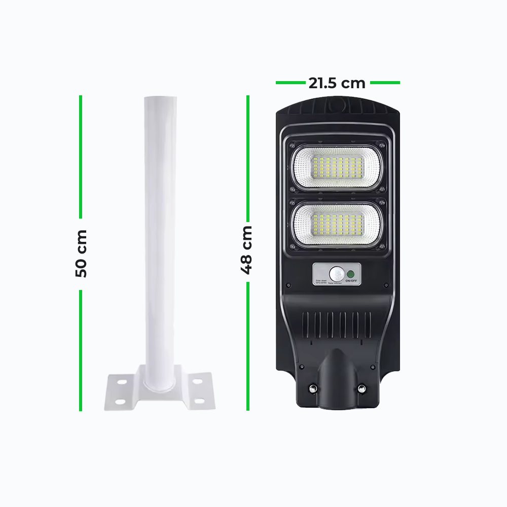 IlluminateSolarMega™ - 3 Lights + 1 Free 300W/6000 Lumens Ultra-Bright Solar Street Lights