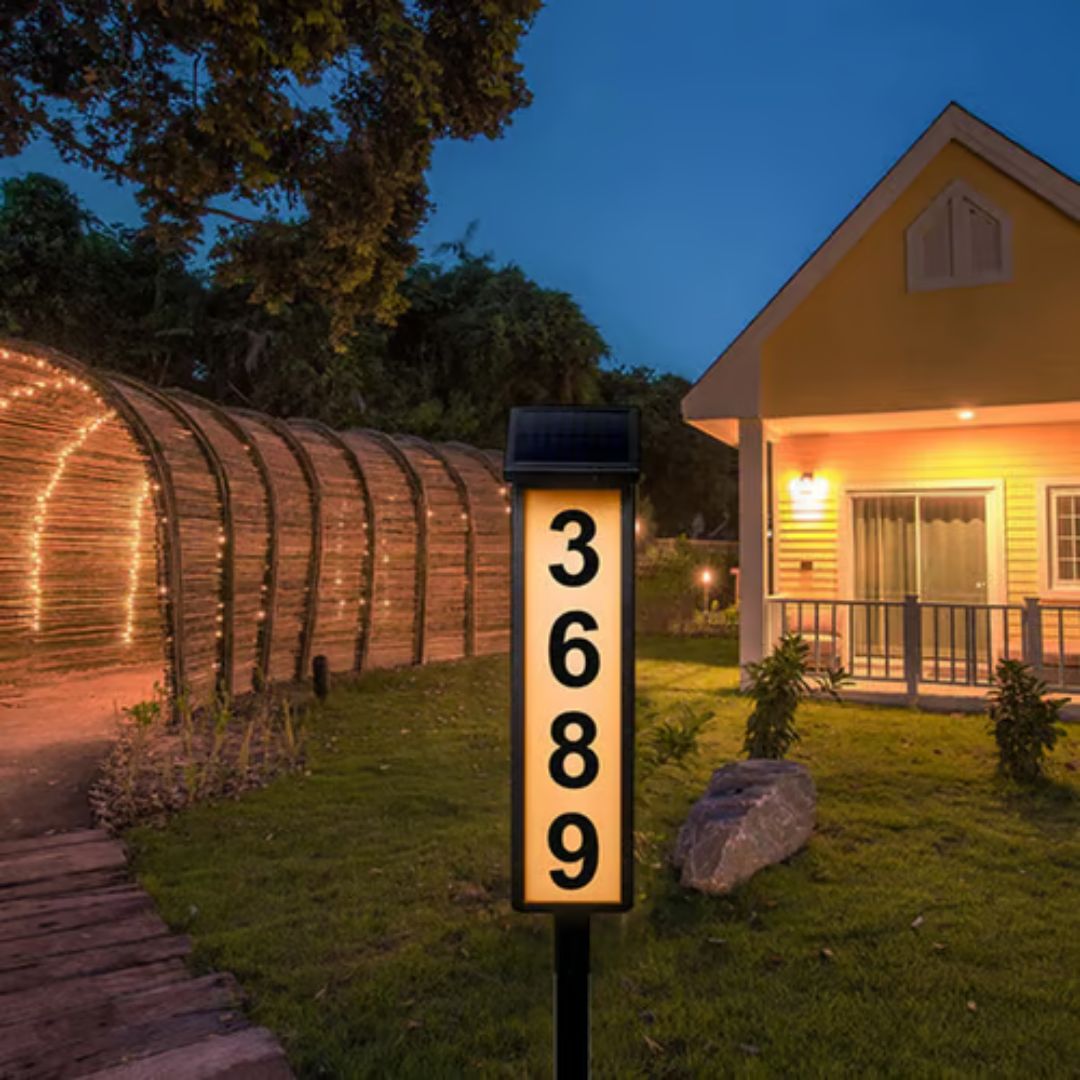 SunMark - Solar address sign