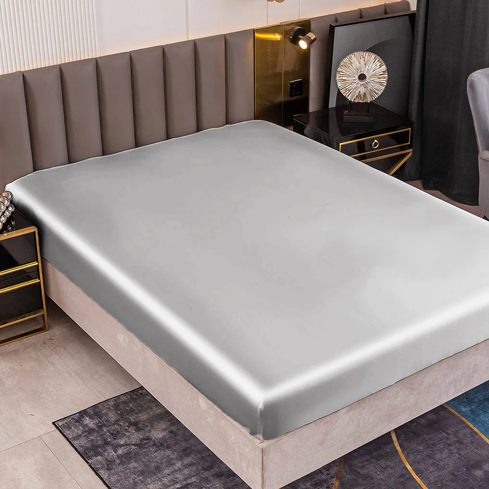 19 Momme Mulberry Silk Seamless Fitted Sheet