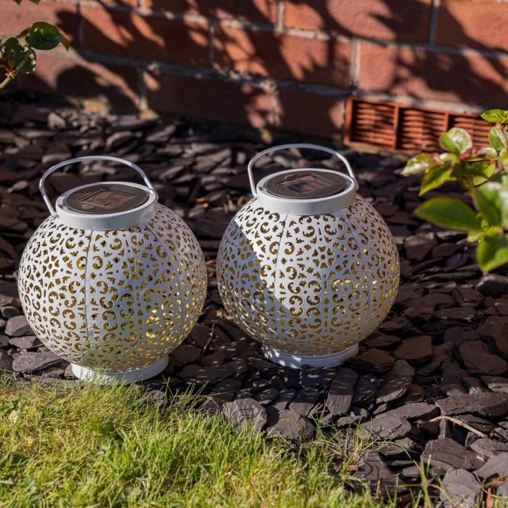 GardenOrb Lantern Duo