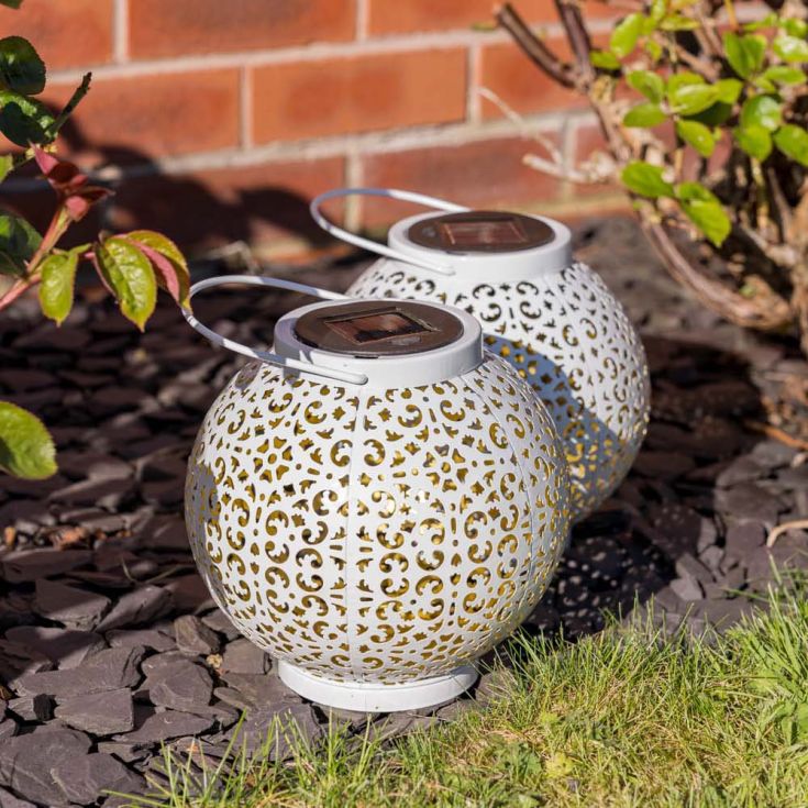 GardenOrb Lantern Duo