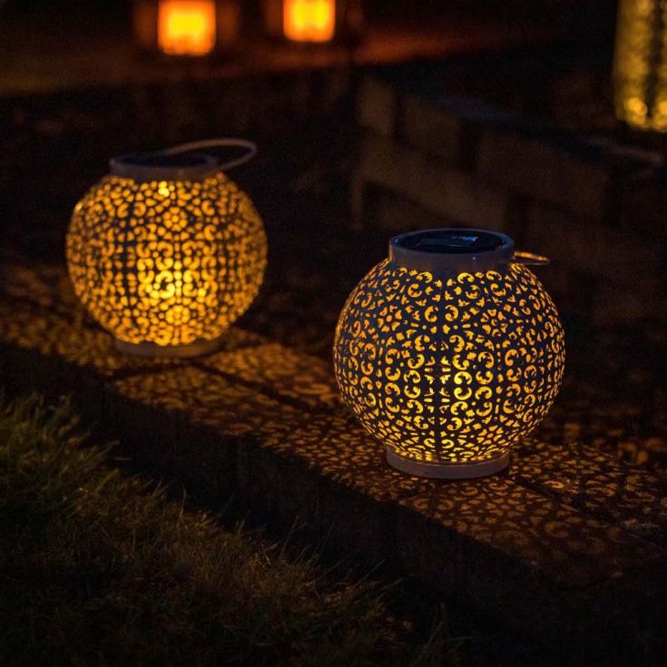 GardenOrb Lantern Duo