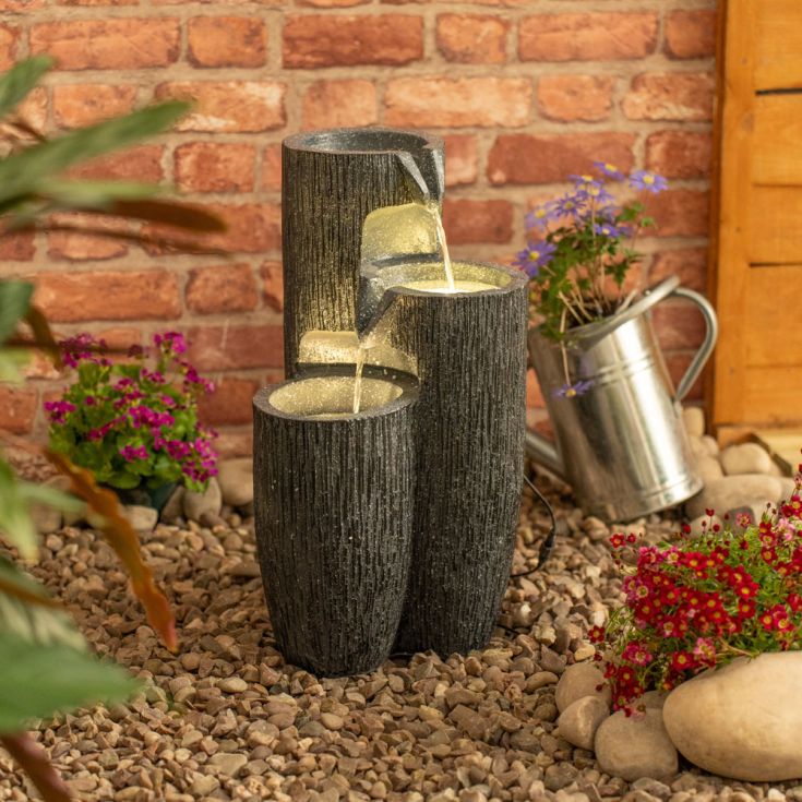 TrickleStone Solar Water Fountain