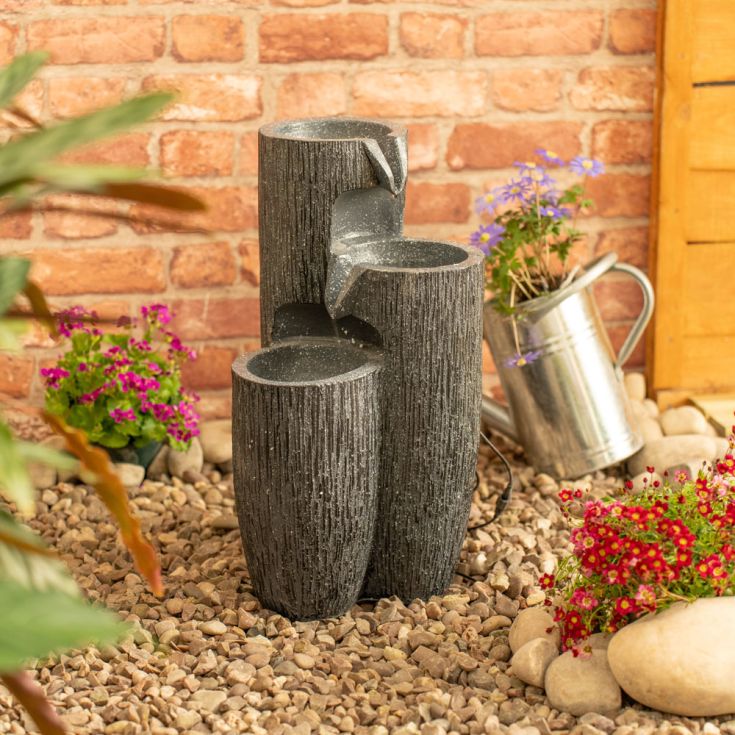 TrickleStone Solar Water Fountain