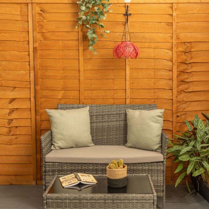 BloomGlow Coral Hanging Solar Light