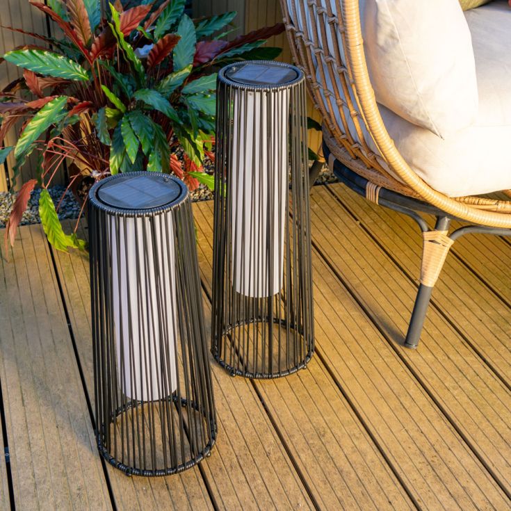 Solaro Rattan Floor Light