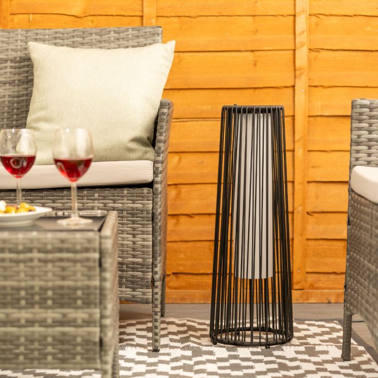 Solaro Rattan Floor Light