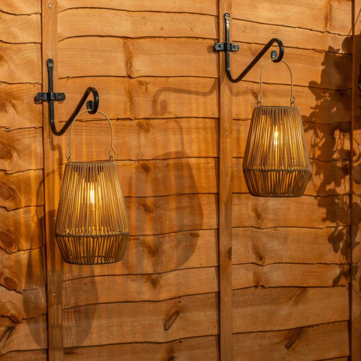 SolBamboo Solar Lanterns – Set of 2