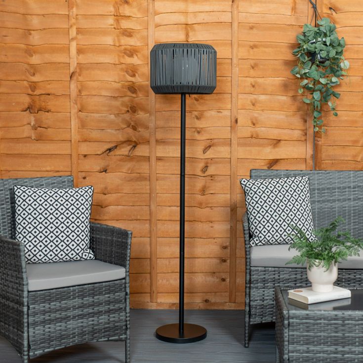 SolRattan Solar Floor Lamp
