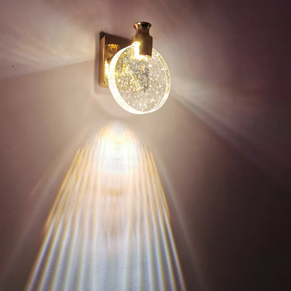 GoldenCircle – Round Gold Wall Light