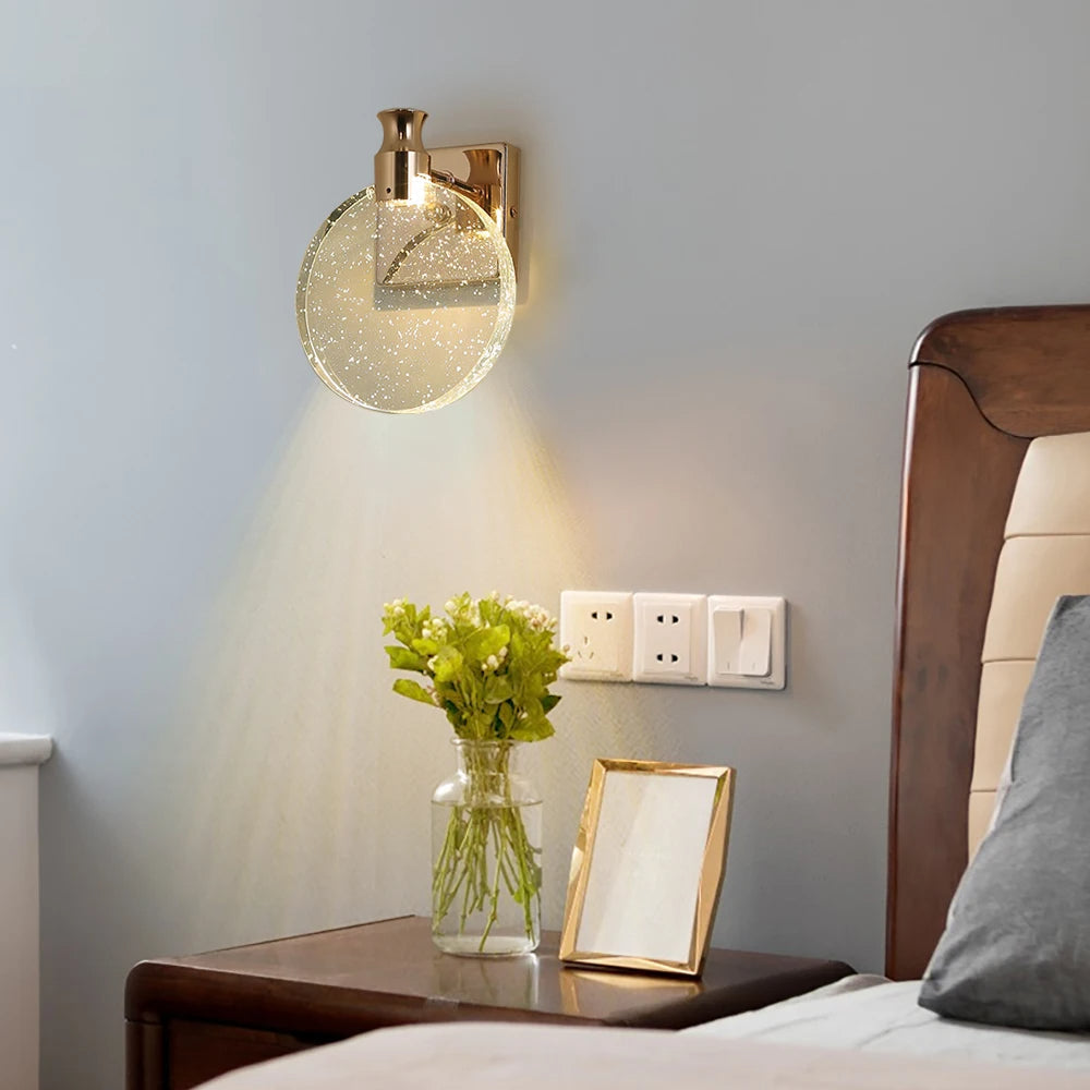 GoldenCircle – Round Gold Wall Light