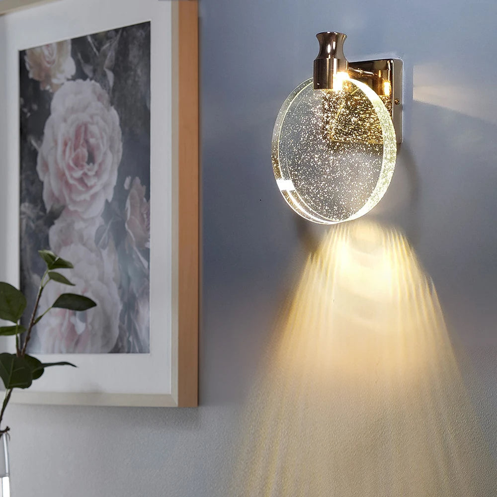 GoldenCircle – Round Gold Wall Light