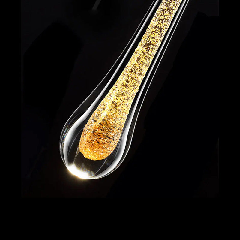 GoldenDrop – Crystal Drop Wall Light for Bedroom & Living Room