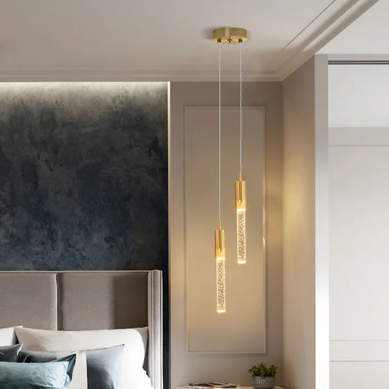 GoldenPegs – Elegant Pendant Light with Gold Accents