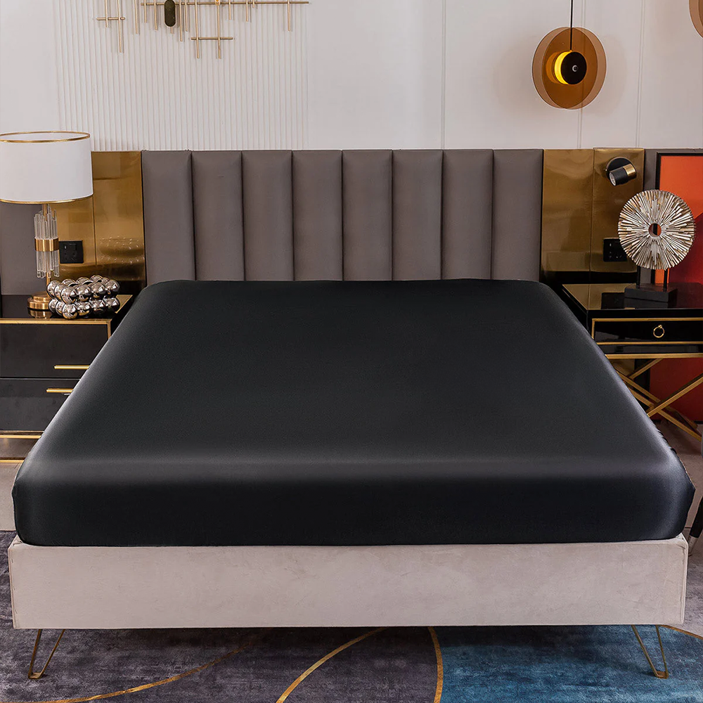 19 Momme Mulberry Silk Seamless Fitted Sheet