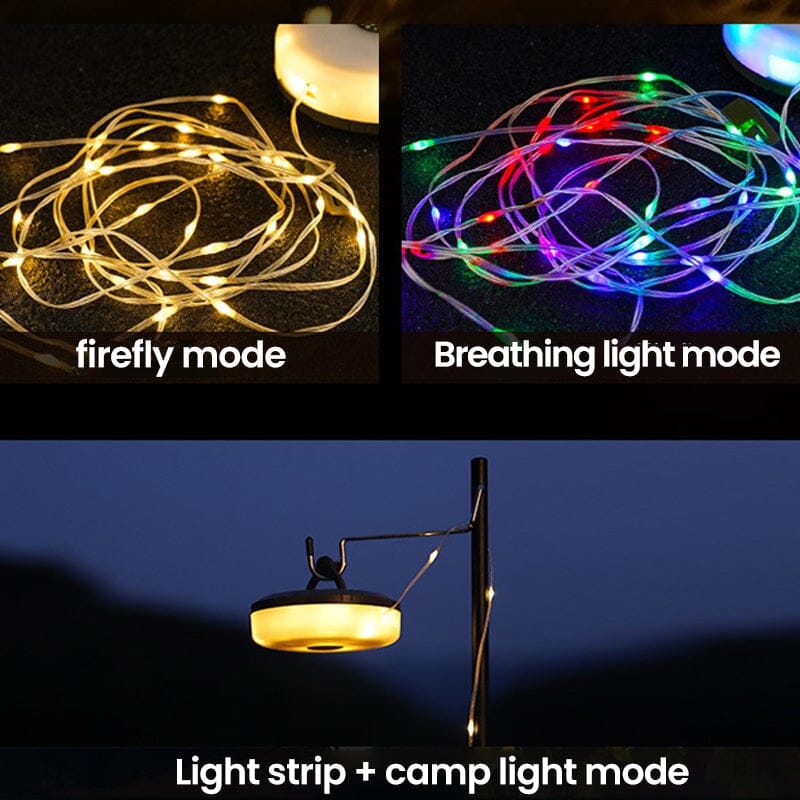 LuminTrail™ - 2-in-1 Solar Portable String Light