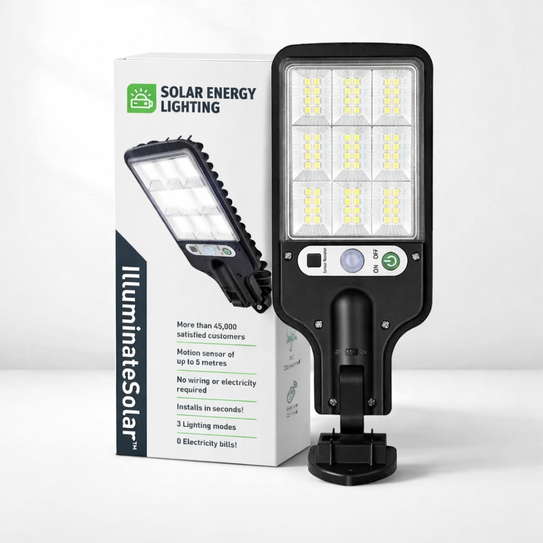 IlluminateSolar™- The Ultimate Solar Powered LED Street Lamp