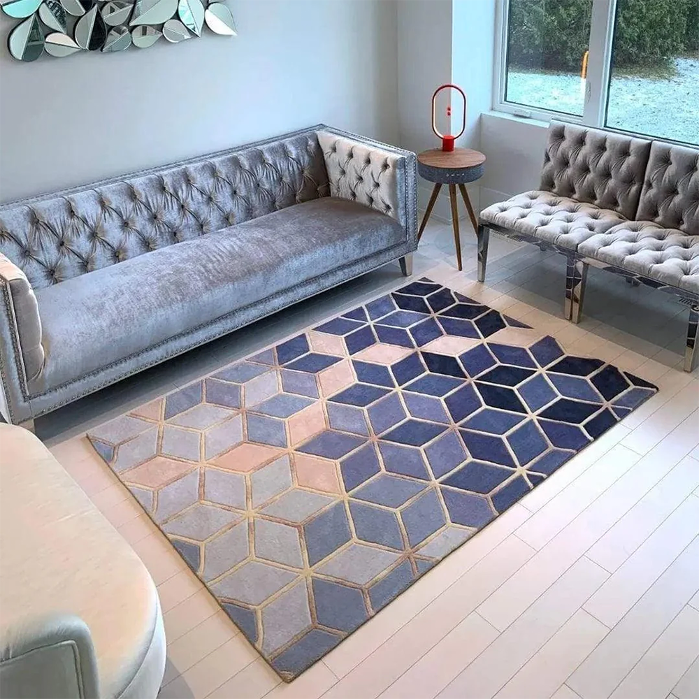 Urma-Rug – Geometric Gradient Area Rug