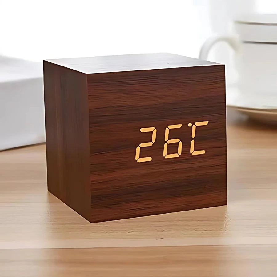 CubeGlow LED Alarm Clock