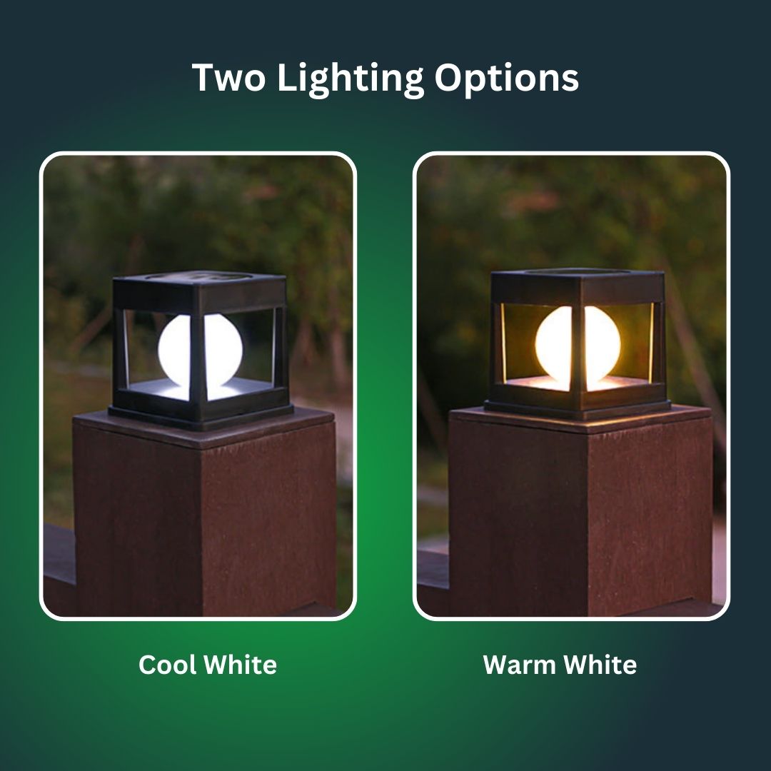 CubeGlow™ - Solar Fence & Pathway Light