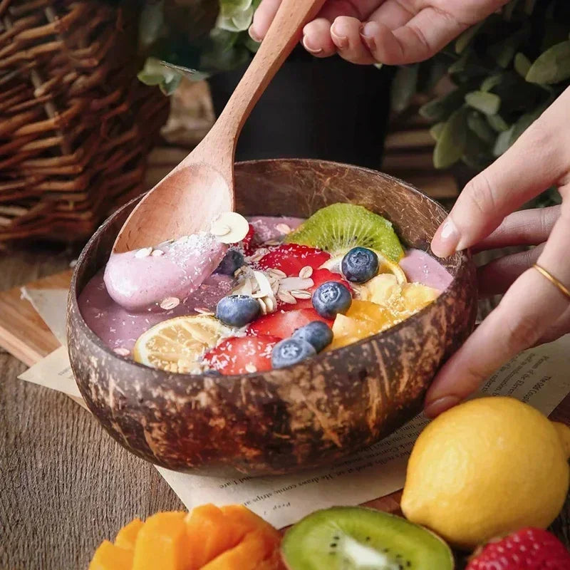 Handmade Coconut 10 Bowl Set