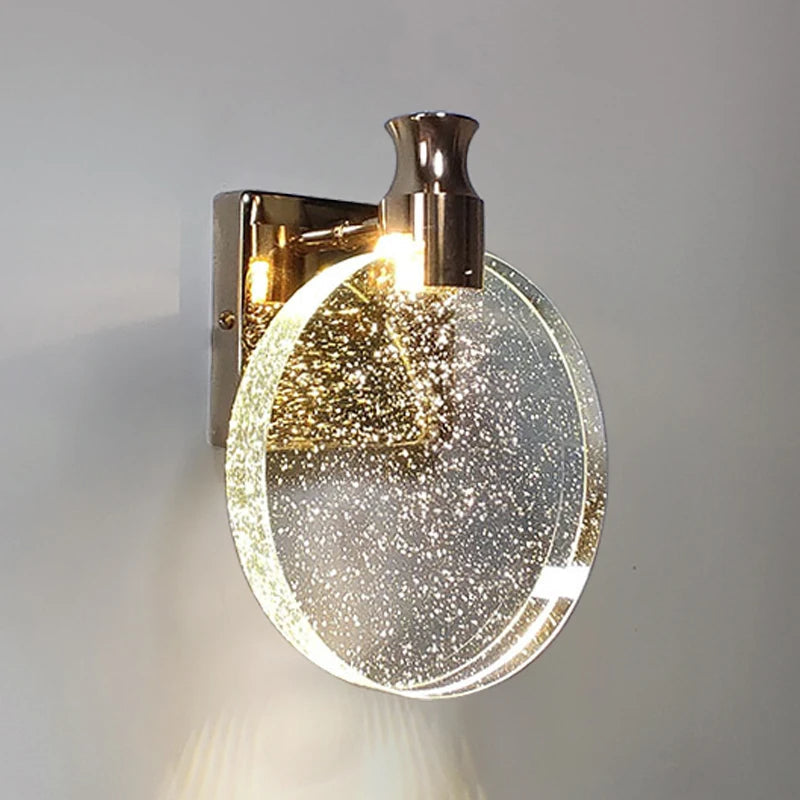 GoldenCircle – Round Gold Wall Light