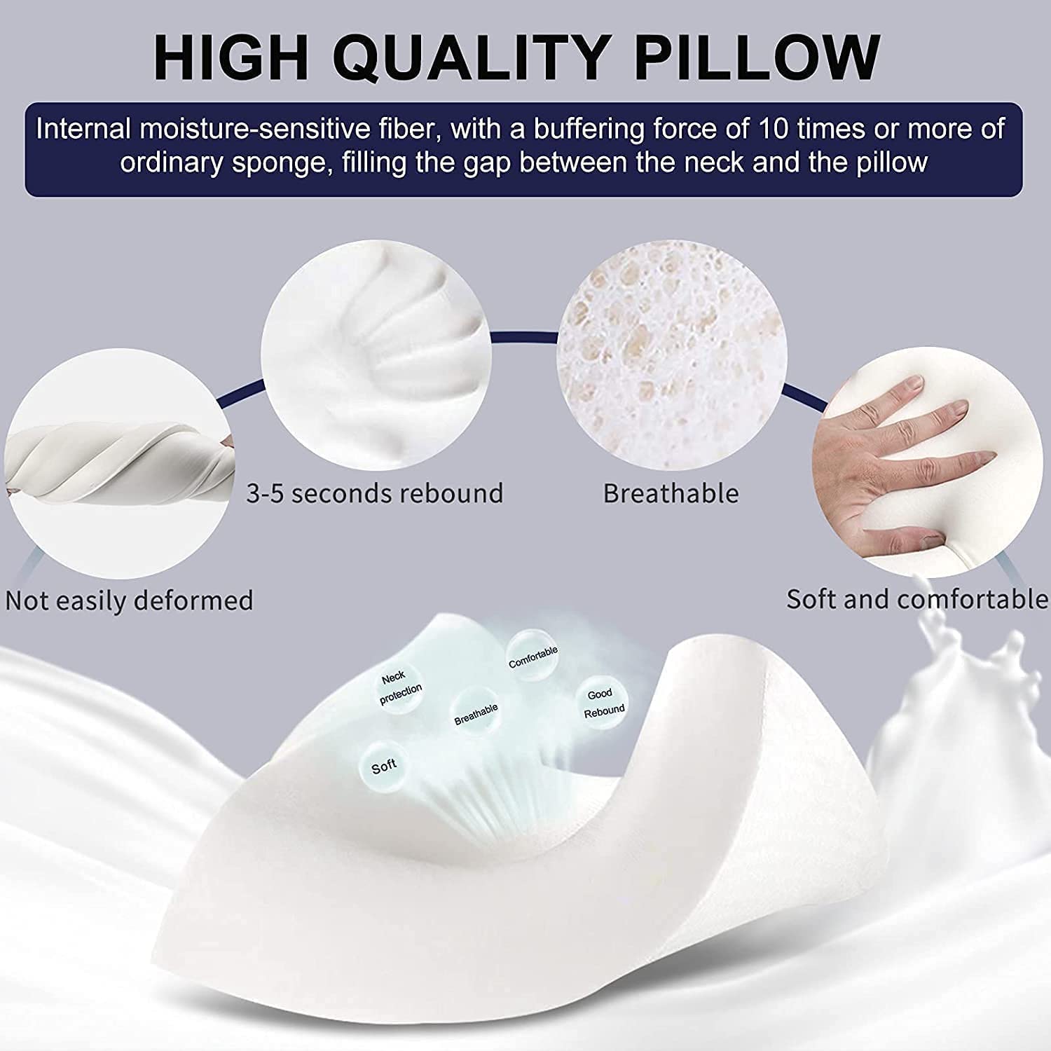 CuboSleep – Orthopedic Memory Foam Pillow