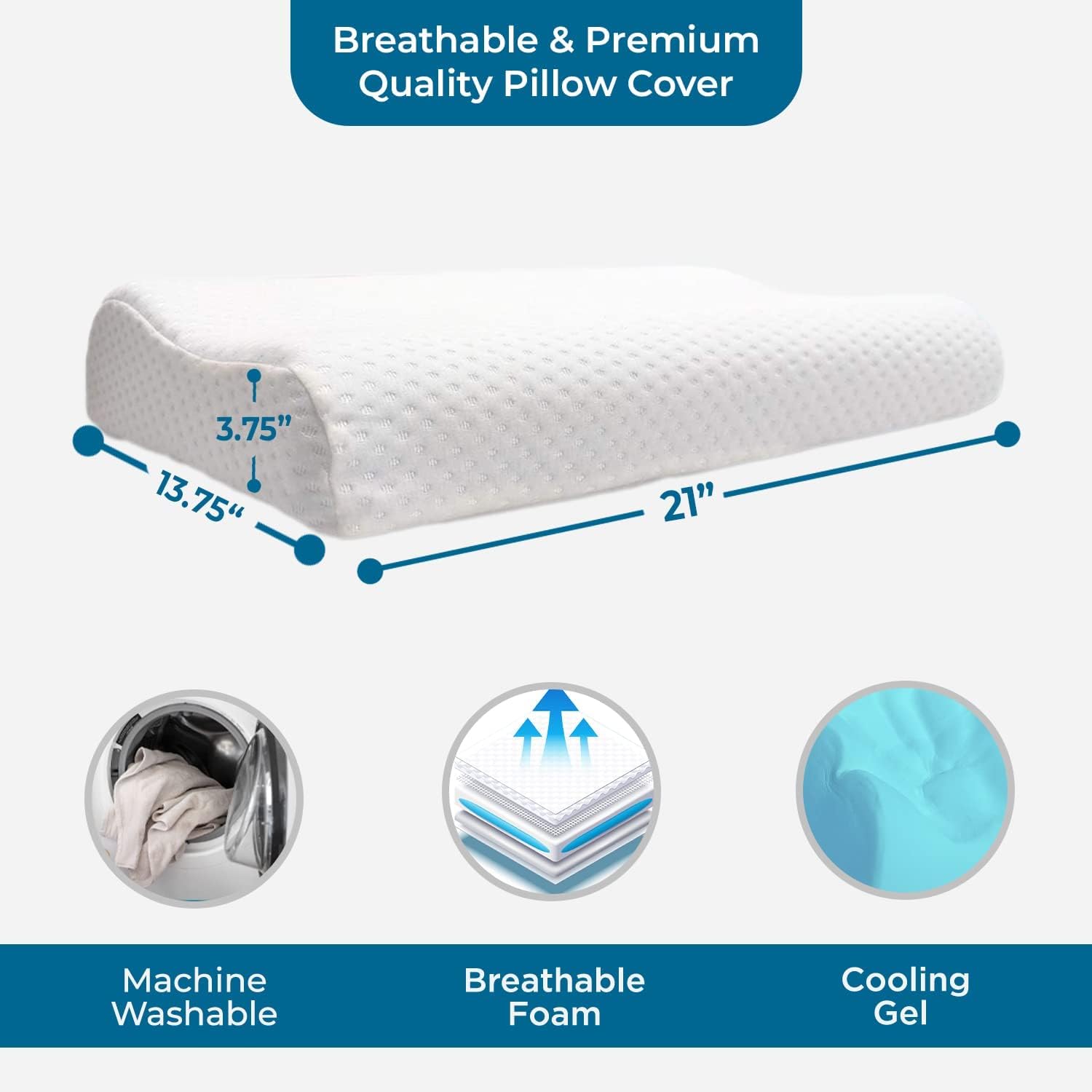 CuboSleep – Orthopedic Memory Foam Pillow