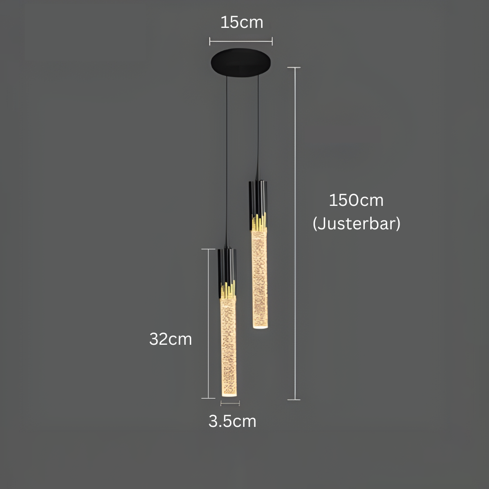 GoldenPegs – Elegant Pendant Light with Gold Accents