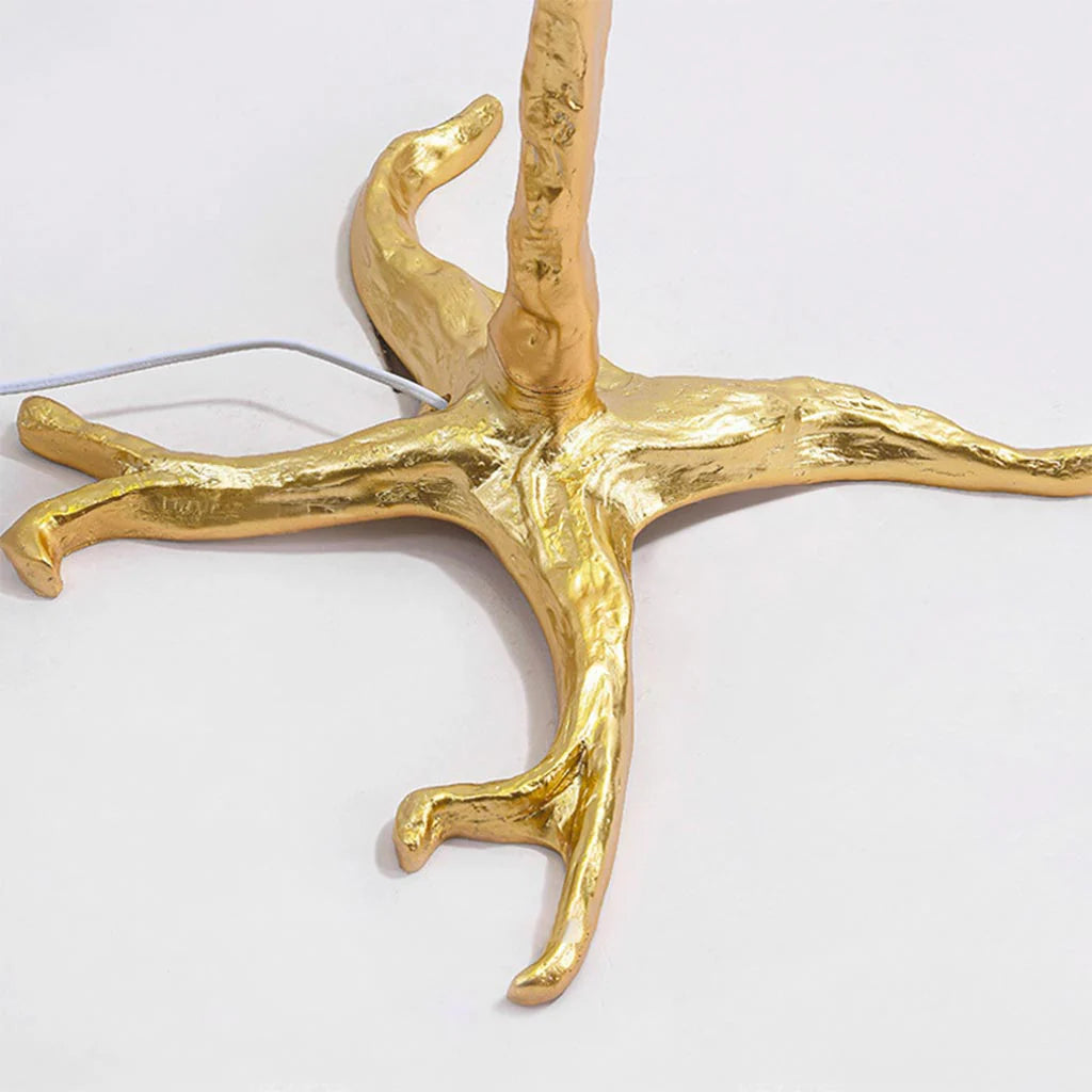 Feathra - Luxury Ostrich Feather Floor Lamp for Living Room or Bedroom Decor