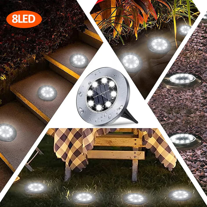 OrbiGlo - Waterproof LED Solar Ground Light