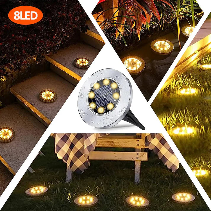 OrbiGlo - Waterproof LED Solar Ground Light