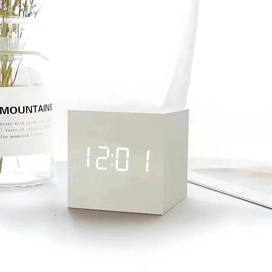 CubeGlow LED Alarm Clock