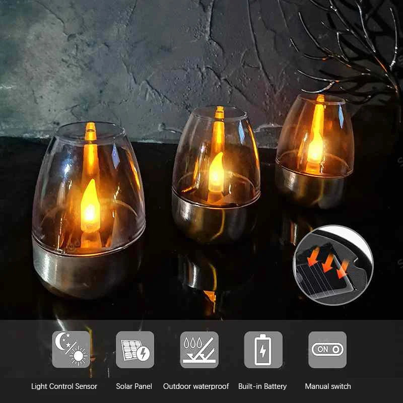 Solar Waterproof LED Candles
