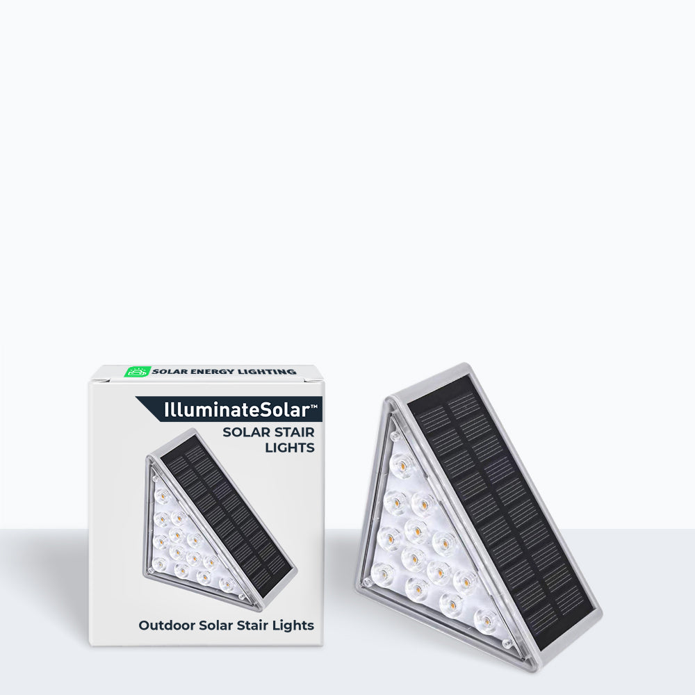 Solar-Powered Step Lights for Outdoor Stairs and Pathways
