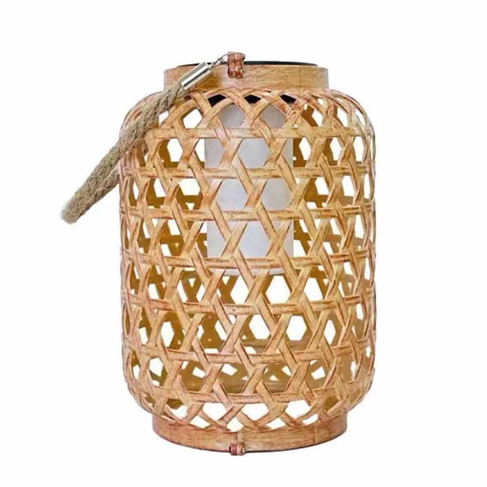 RavaLuna – Rattan Solar Lantern Light for Garden